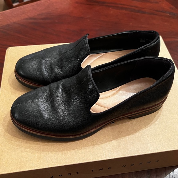 Clarks Frida Loafer Black Leather size 7M - Picture 8 of 15